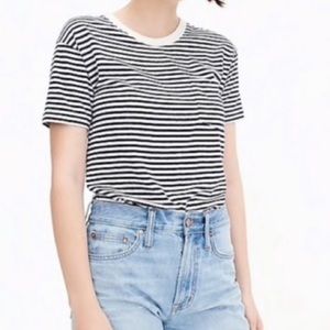 J. Crew Striped Crewneck T-shirt Bodysuit